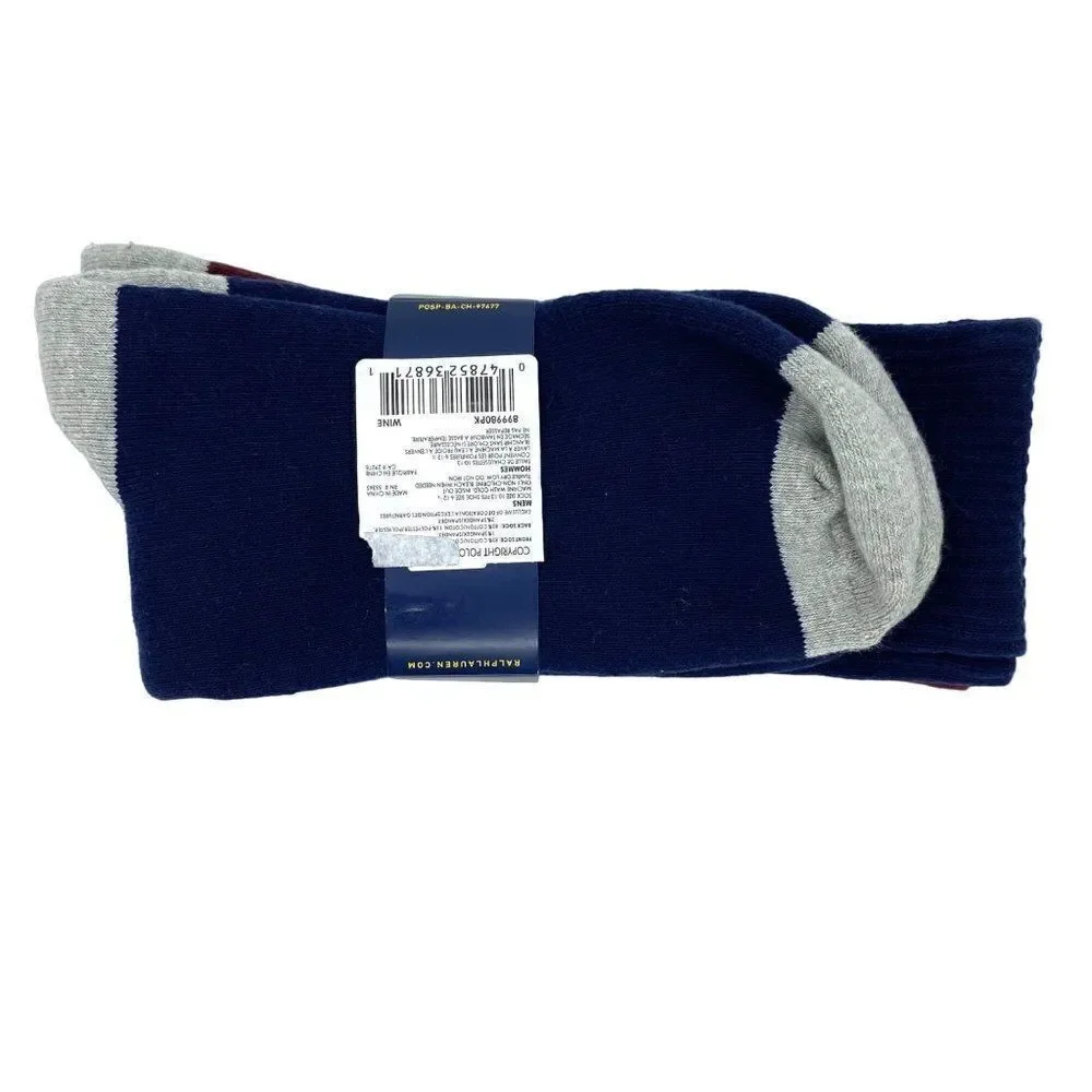 Polo Ralph Lauren Graphic Socks New Two Pack